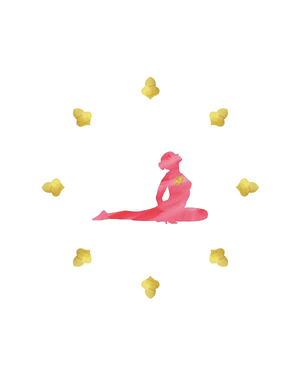 Tiny Yogi wall art, Printable Home Decor, Yoga Meditation, Mermaid Pose , Inhale Exhale || 8x10 inches (HD pdf)