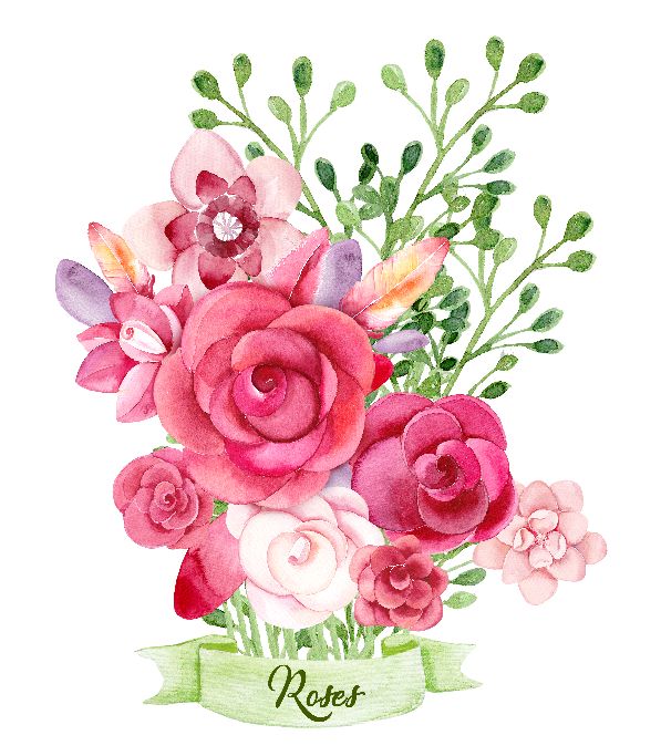 Printable art ideal for design your home or office. This floral pink rose painting is the perfect way to decorate any boring plain wall in your home! Rose, Flower, Watercolor Art, Watercolor Painting, Home Decor, Wall Decor, Wall Art, Print, Digital Download, Pink Decor, Poster, Botanical || 8x10 inches (HD pdf)
