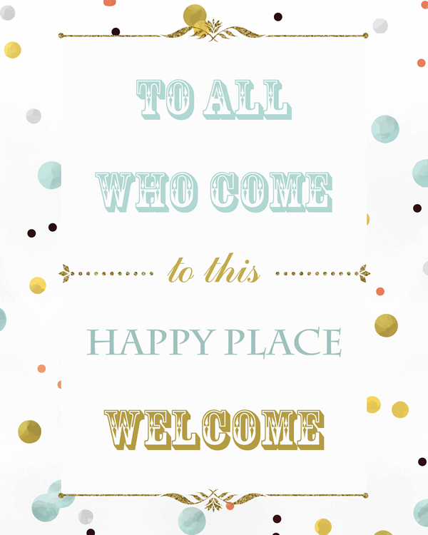 To All Who Come To This Happy Place. This quote is a Walt Disney's speech given at the opening day of Disneyland in USA, 1955. It is a fun print for your home! Great for fans of all ages. Welcome Home Decor Printable, DIY, Print At Home, Home Sign, Walt Disney Quote Wall Art, Disneyland Wall Art Print || 8x10 inches (HD pdf)