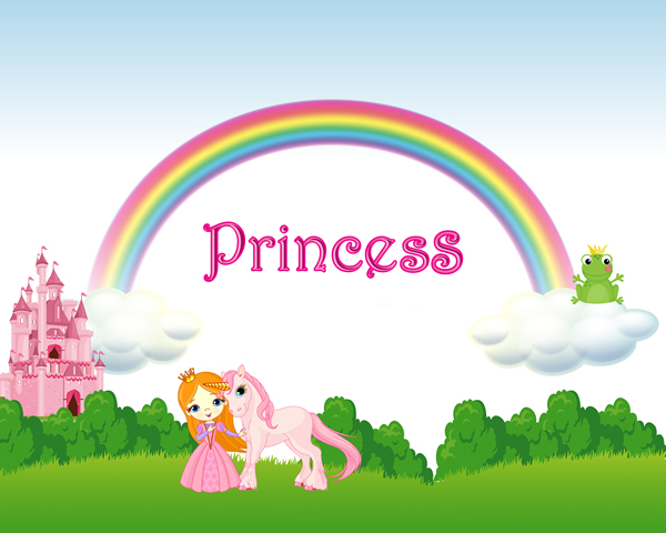 Princess with horse and frog