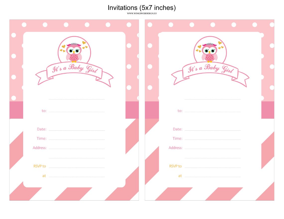 Owl Invitation