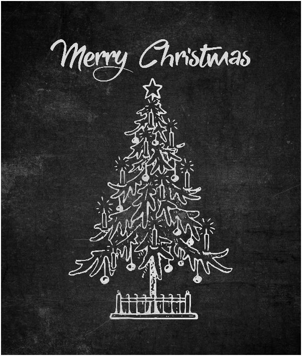 Merry Christmas printable wall art sign. Christmas Tree Print, Christmas Tree Art, Christmas Tree Decor || 8x10 inches (HD pdf)