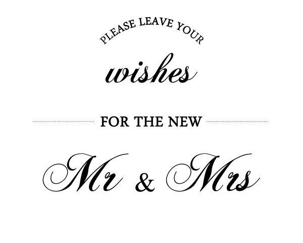 Please Leave Your Wishes For The New Mr & Mrs. Wedding Printable, Well Wishes Sign, Guest Book Sign, DIY Wedding Decor, Wedding advice sign || 8x10 inches (HD pdf)
