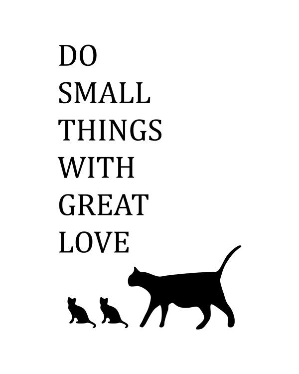 Do Small Things With Great Love. Modern Farmhouse wall art quote, Dorm Large Poster, Large Wall Art, Love, Dorm Wall Art, Yoga Art for Home, Motivational Quotes Print,Family Sign, Love Sign, Office Decor, Inspirational Quote, Motivational Print, Typography Print, Reminiscences Art || 8x10 inches (HD pdf)