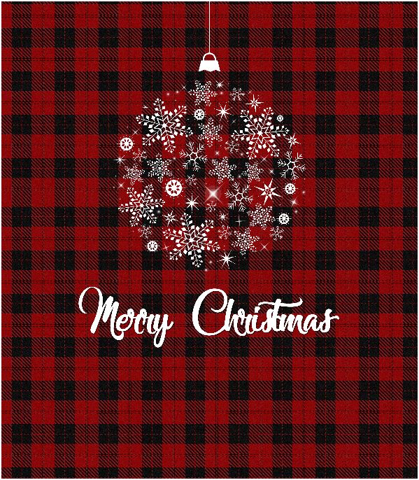 Merry Christmas printable wall art sign. Red Plaid Tartan, Holiday Printables, Christmas Wall Art, Home Decor, Farmhouse Decor || 8x10 inches (HD pdf)