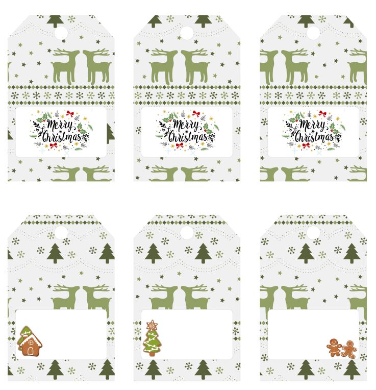 Xmas Printable Cupcake topper and wrapper set || 8x10 inches (HD jpg)