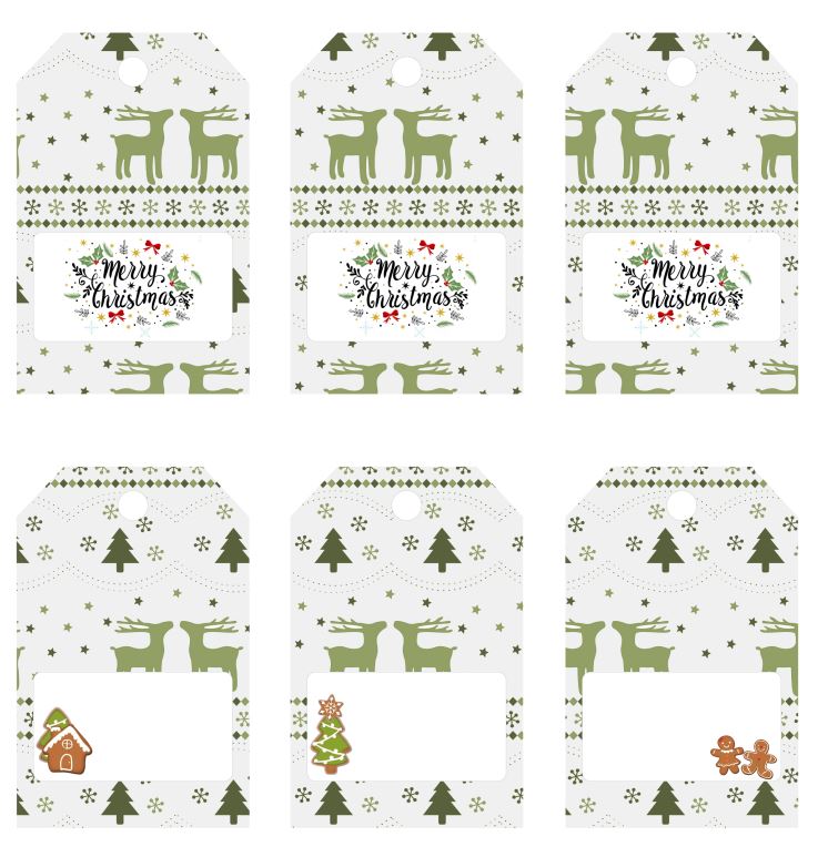 Xmas Printable Cupcake topper and wrapper set || 8x10 inches (HD jpg)