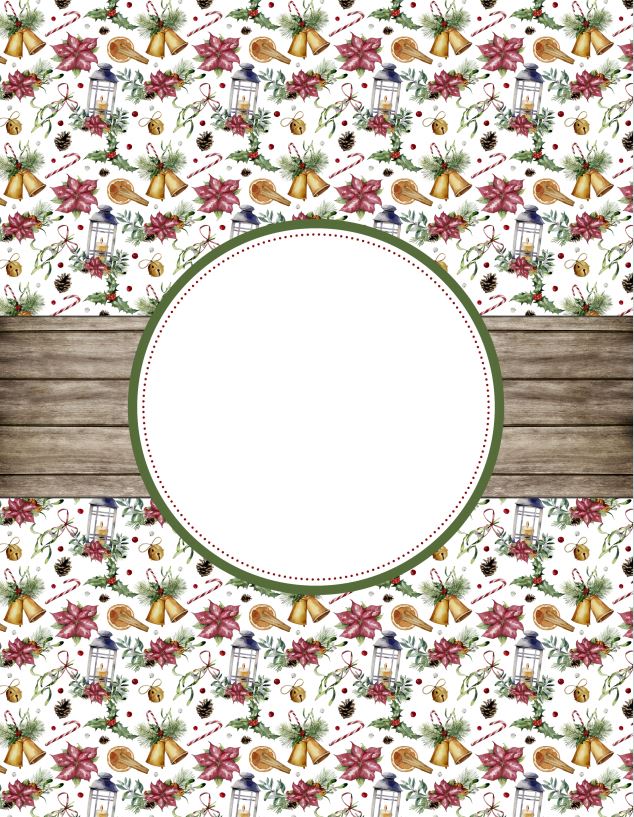 Printable Xmas Happy Planner Cover