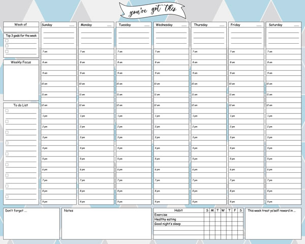 Weekly Planner