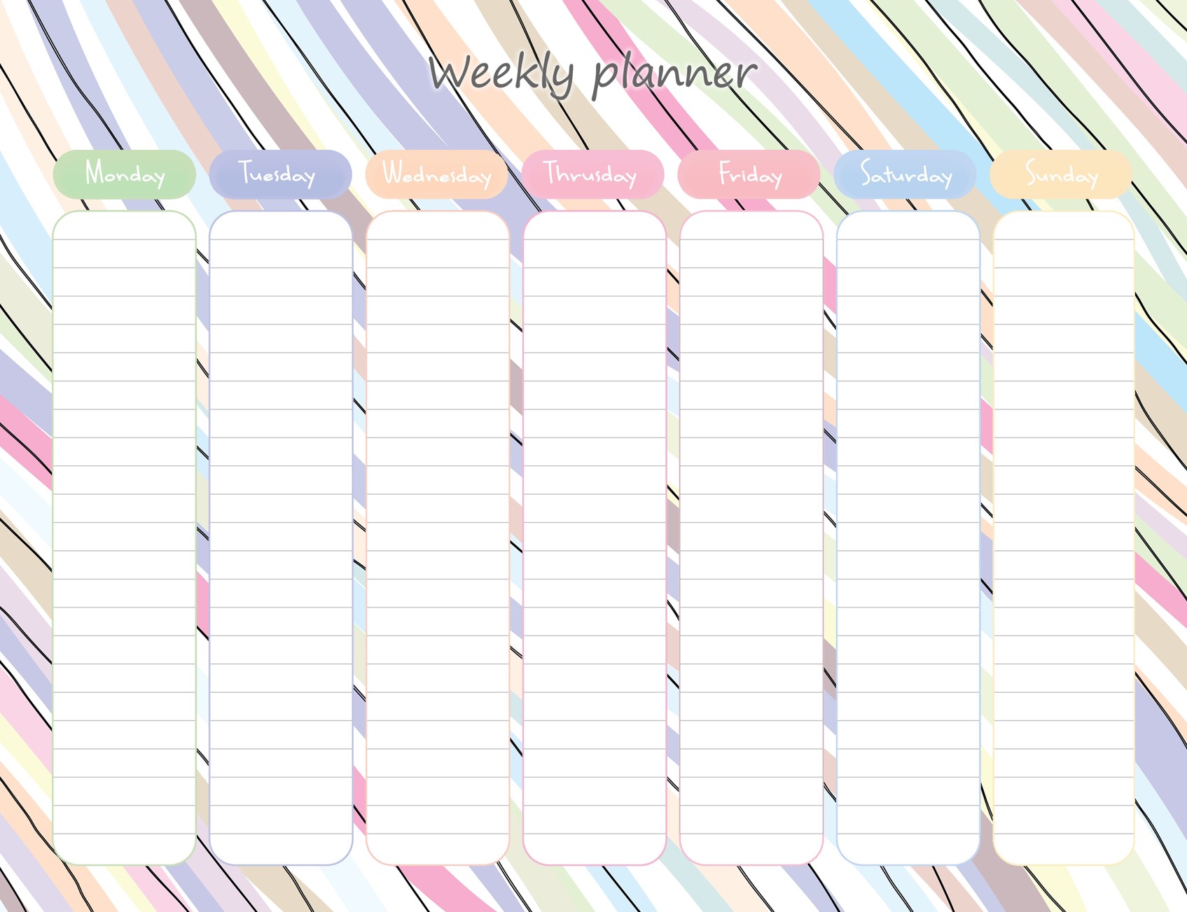 Weekly Planner