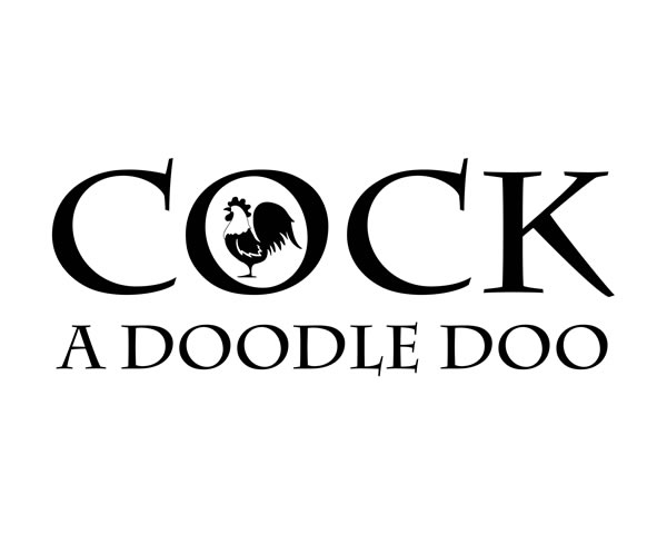 Printable Cock A Doodle Doo. Print Wall Art (DIY, instant download)